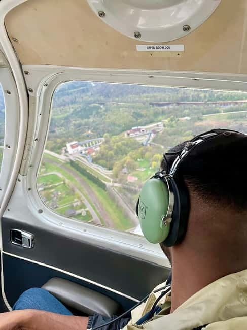 Airplane flight over Riga or Latvia - Choosing the 60-minute route across Latvia