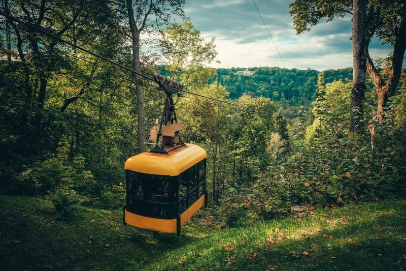 Day trip Riga - Sigulda, the 'Switzerland of Latvia' - The cable car from Krimulda to Sigulda