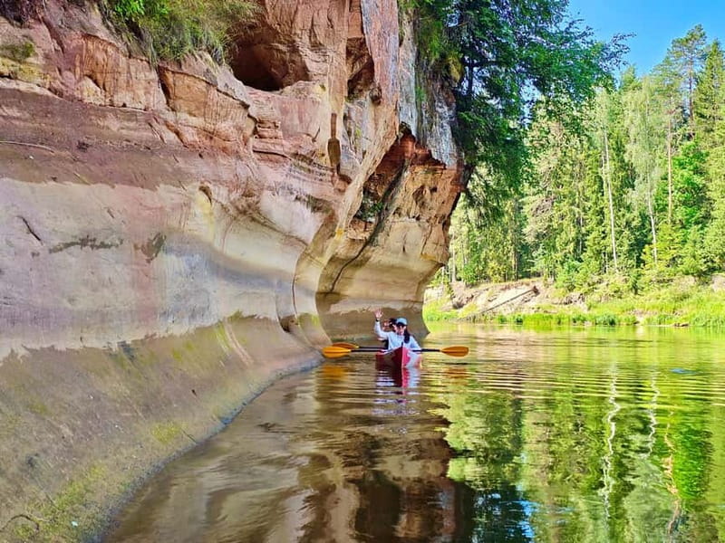 From Riga: Full-Day Scenic Gauja River Valley Kayaking Trip - Launching on a tributary and finding the best river views