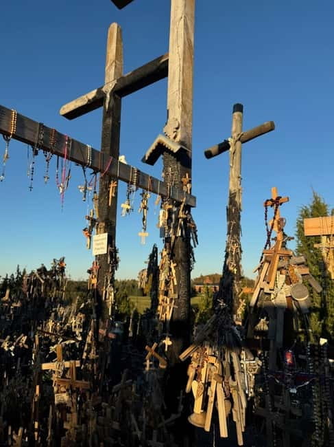 From Riga: Hill of Crosses and Jelgava Gems Tour - Walking into the Hill of Crosses