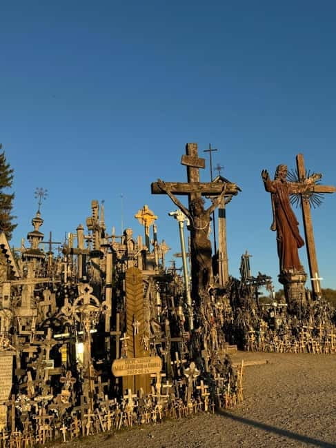 From Riga: Hill of Crosses and Jelgava Gems Tour - Lunch in Jelgava, with food paid separately