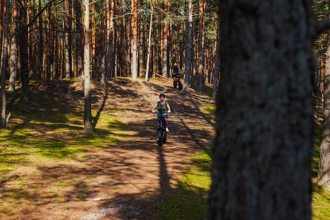 Guided Ebike Tour on Forest Roads and Trails Near Riga - What the ebike feels like on forest trails