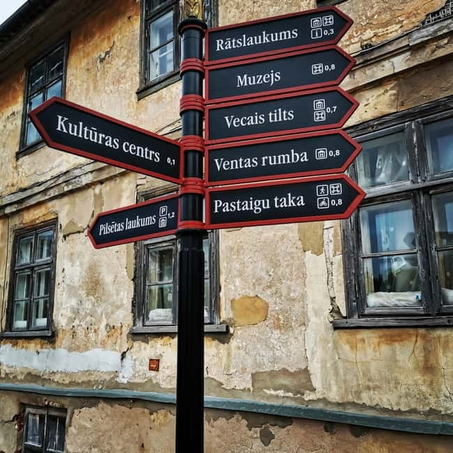 Guided Tour to UNESCO Kuldiga town & Venta River Waterfall - An eight-hour route with room for questions