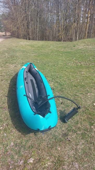 Kayak at the Latvian-Lithuanian border, biggest inland dune - The river’s quiet rhythm and birdlife