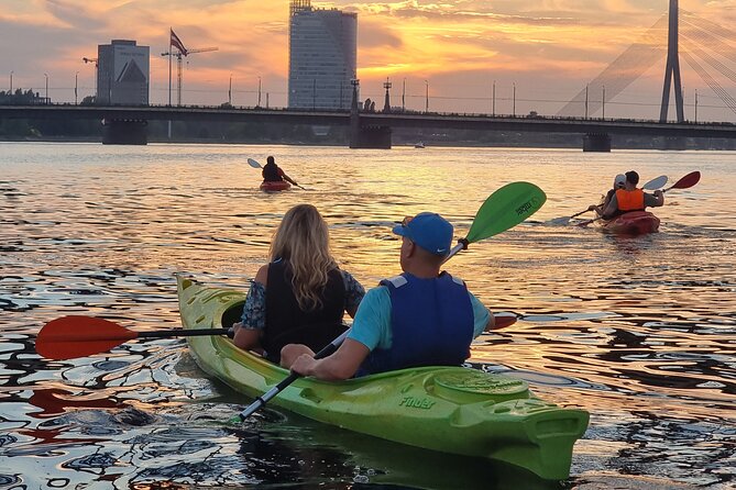Kayak Rental in Riga City Centre - Heading out toward the river