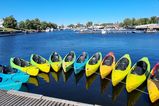 Kayak Rental in Riga City Centre - Paddling through Riga’s canal