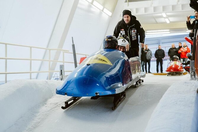 Latvia Bobsleigh and luge track ride experience - Leaving Riga for Sigulda