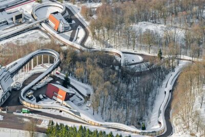 Latvia Bobsleigh and luge track ride experience