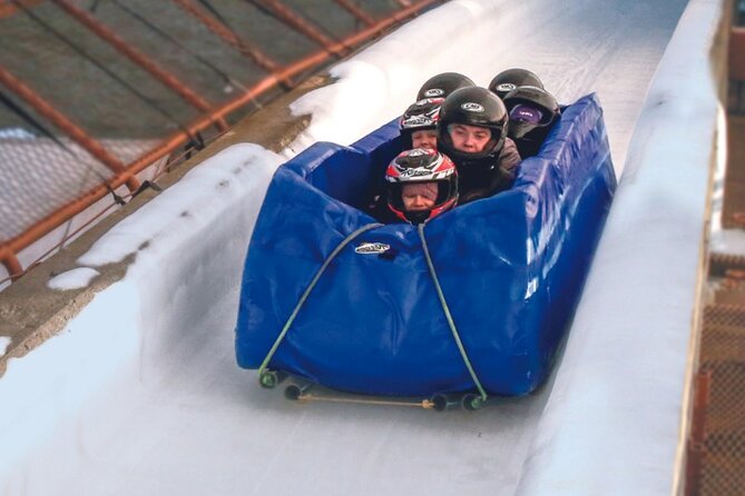 Latvia Bobsleigh and luge track ride experience - Sigulda sightseeing adds a Latvian setting