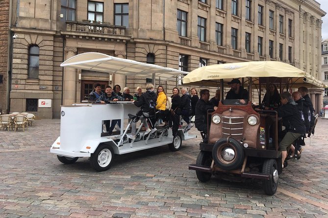 Private One Hour Riga Beer Bike Tour - Meeting the beer bike at Tirgoņu iela 10
