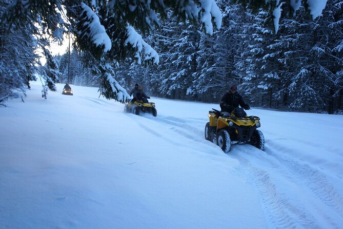 Private Snowmobile or ATV Safari with Riga Black Balsam Tasting - What $164.43 buys you