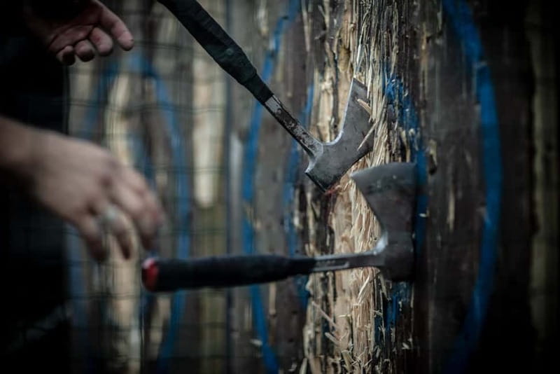 Riga: Axe and Knife Throwing Experience - Axes, knives, and trick shots