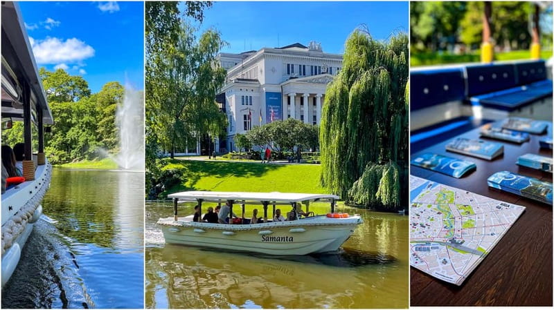 Riga: Canal Boat Sightseeing Tour With Audio guide - Freedom Monument and Latvian National Opera