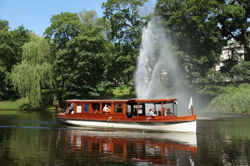 Riga: Canal & Daugava Cruise on a Historic Wooden Boat - Through Riga City Canal and its leafy parks