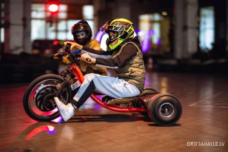 Riga | Drifta Halle: Extreme 20 minute ride on a drift trike - Arriving at Drifta Halle in Riga