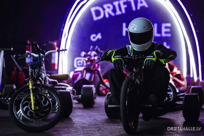 Riga | Drifta Halle: Extreme 20 minute ride on a drift trike - Why the second 10-minute session matters