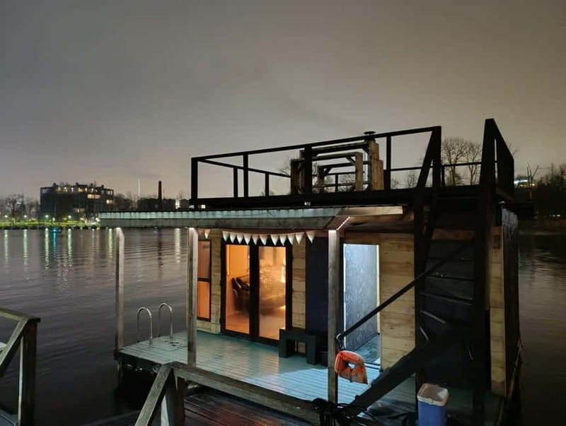 Riga: Floating Sauna Experience on the Daugava River - Cold-water swimming and the winter ice hole