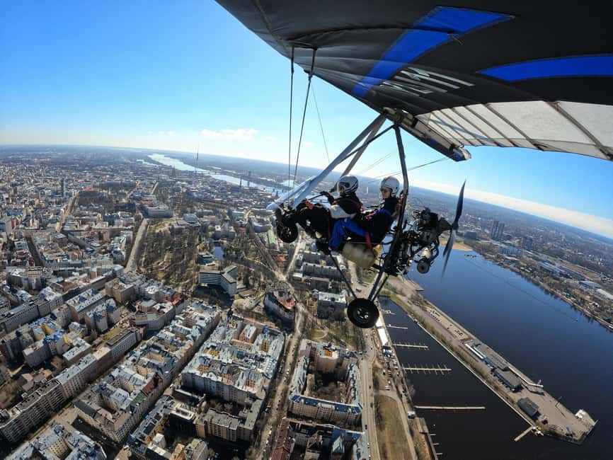Riga: Hang-Glider 10-Minute Flight Over the City - Weather, age, and practical limits