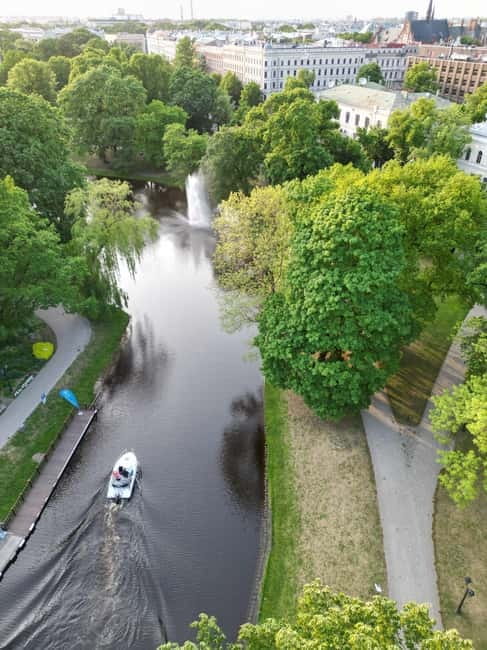 Riga: Private Boat Tour in Riga Canal and Daugava - Passing Riga Central Market from the water