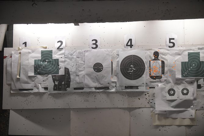 Riga Shooting Range : the Winchester, Glock 17, and Kalashnikov - Three Kalashnikov shots