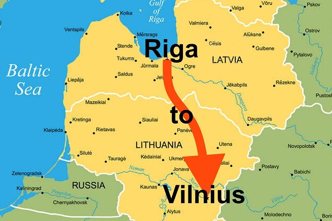 Riga to Vilnius - Sightseeing transfer - The Riga pickup and private vehicle