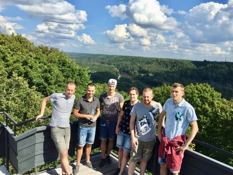 Summer Bobsleigh Adventure in Sigulda - Sigulda Castle, Gutmana Cave, and Gauja views